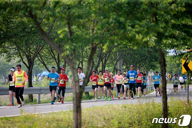 2019년 전국의병마라톤대회 모습(의령군 제공)© 뉴스1