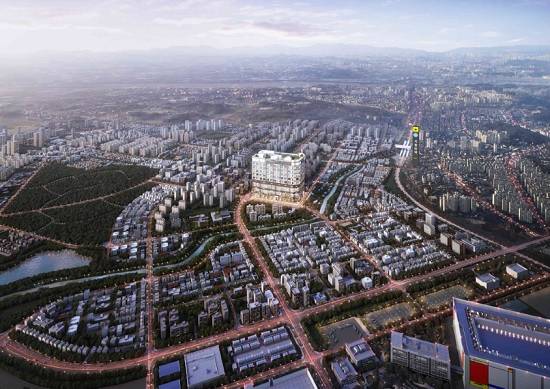 고덕센트럴 수아주 광역조감도(제공-은일종합건설)