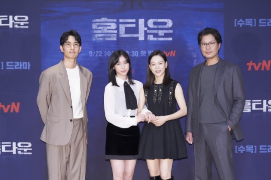▲ 배우 엄태구, 이레, 한예리, 유재명(왼쪽부터). 제공|tvN