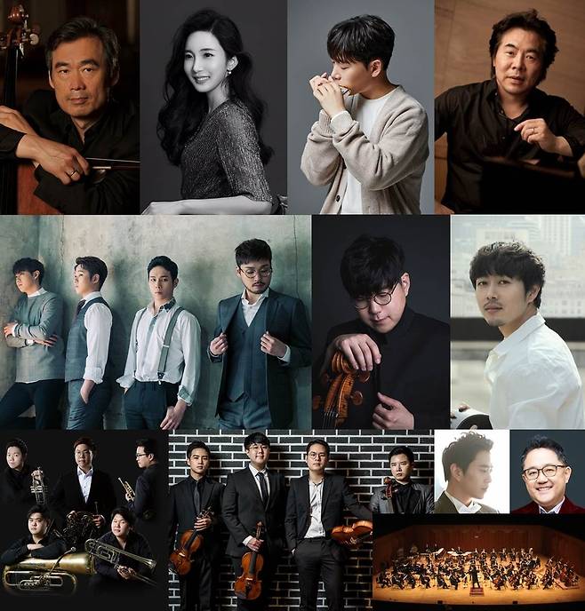 '제6회 마포 M클래식 축제' 출연진 [마포문화재단 제공. 재판매 및 DB 금지]