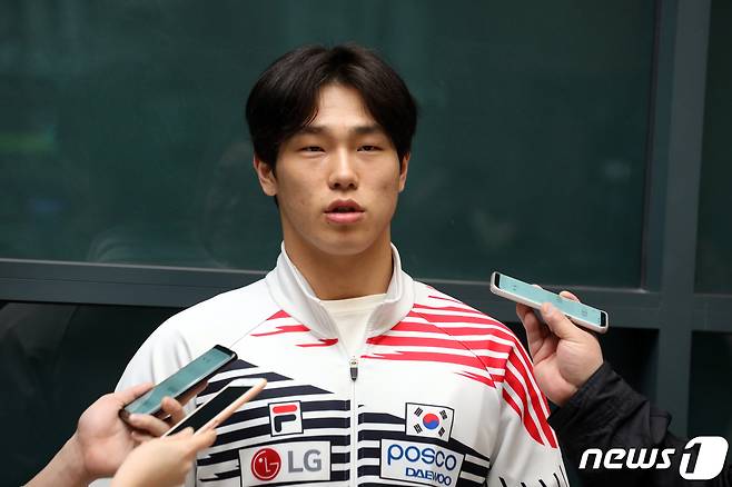 스켈레톤 국가대표 윤성빈© News1 황기선 기자