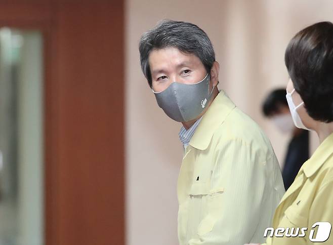 이인영 통일부 장관. 2021.9.28/뉴스1 © News1 송원영 기자