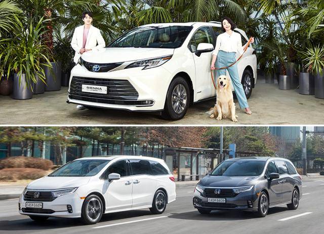 토요타 시에나 하이브리드 & 혼다 오딧세이 비교 시승기