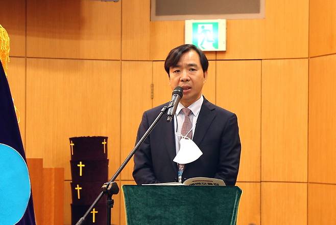 [오산=뉴시스] 강성영 한신대학교 총장. 2021.9.29. (사진=한신대 제공) *재판매 및 DB 금지