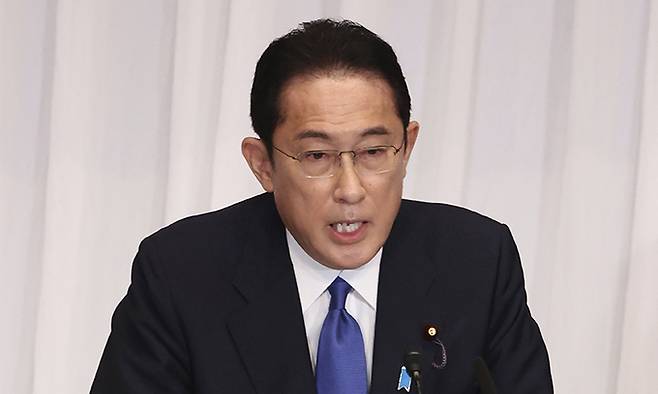 기시다 후미오 전 외무상.&nbsp;도쿄=AP연합뉴스