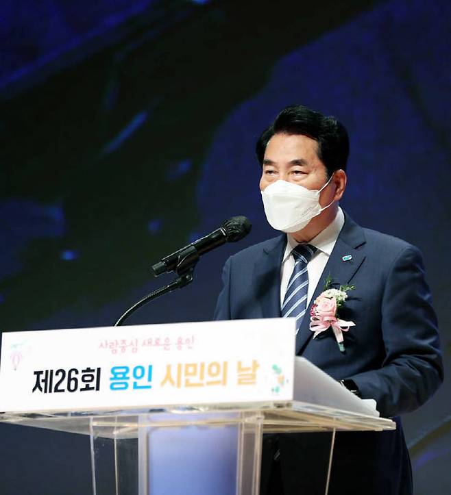 사진=백군기 용인시장 페이스북