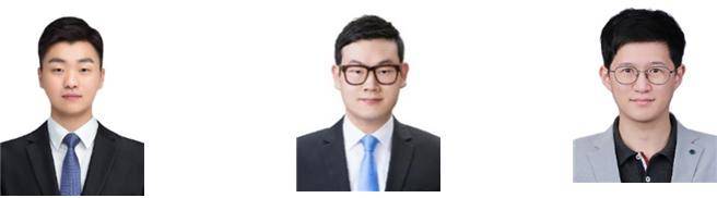 사진 왼쪽부터 김민창(기계공학과 석사 4기, 제1저자) 학생, 라윤상(기계공학과 박사 2기, 제1저자) 학생, 최동휘(교신저자) 교수. /사진=경희대