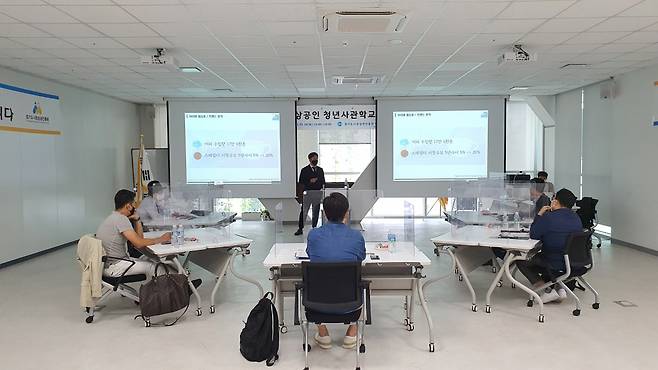 경쟁오디션 현장.