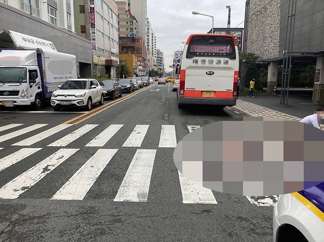 사고 현장 [부산경찰청 제공. 재판매 및 DB금지]