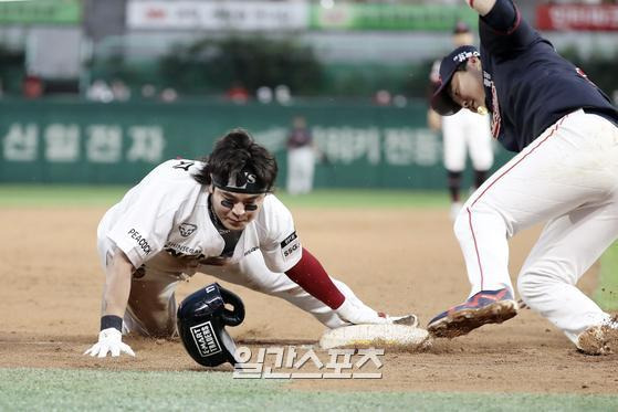 추신수가 여전히 빠른 발을 뽐내고 있다. 김민규 기자