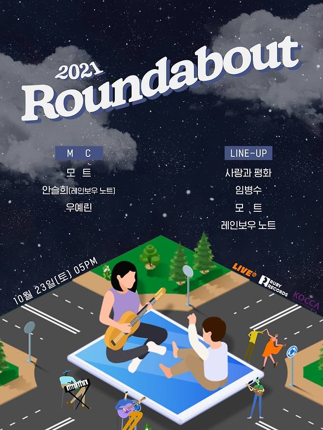 '2021 라운더바웃' 2회차 공연 포스터 [루비레코드 제공]
