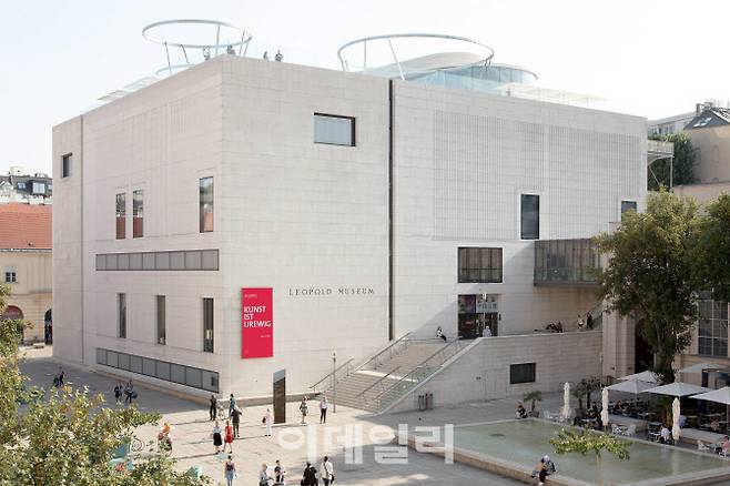 레오폴트 미술관 외관(사진=오스트리아관광청)