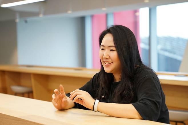 뱅크샐러드 인사팀장 심진경 리드. [사진제공 = 뱅크샐러드]