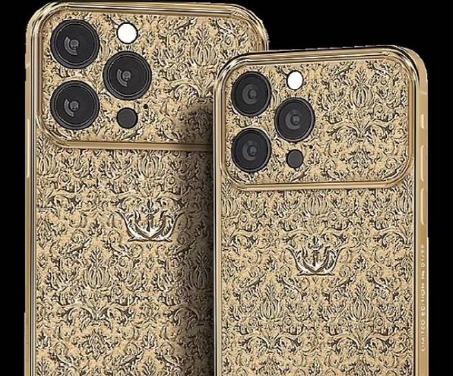 아이폰 13 토털 골드 [사진 = 캐비어사 홈페이지 캡처]