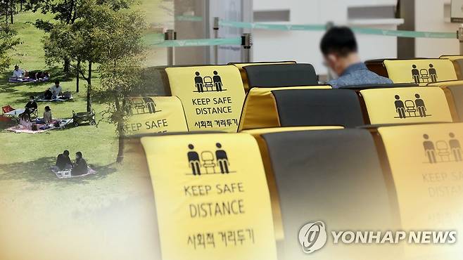 거리두기 (CG) [연합뉴스TV 제공]