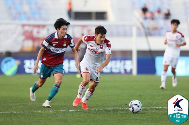 부천FC와 대전하나시티즌은 1-1로 비겼다. (한국프로축구연맹 제공)