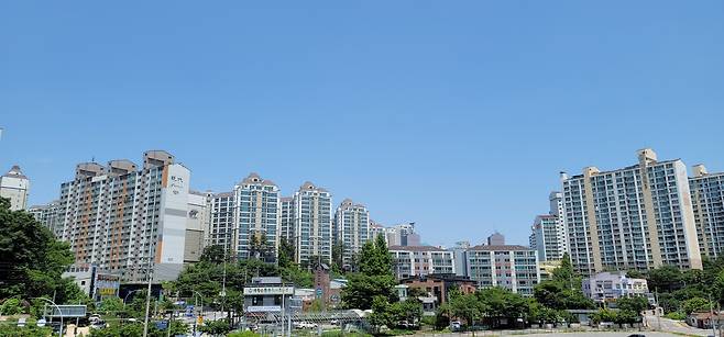 경기도 용인의 한 아파트 밀집지역 모습 [헤럴드경제DB]