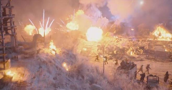 영화 '장진호'의 한 장면