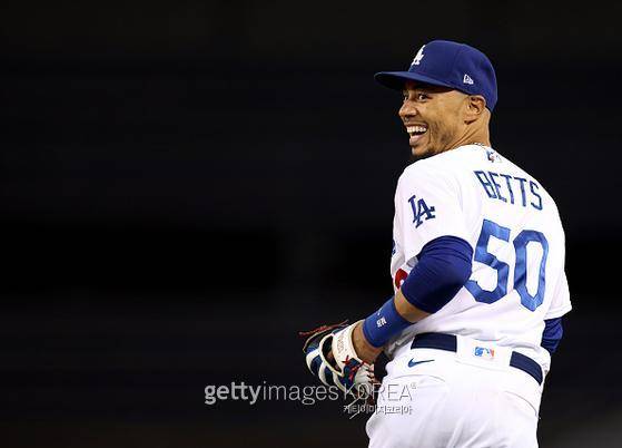 LA 다저스 우익수 무키 베츠. 사진=게티이미지
