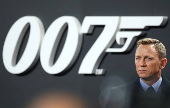 최장수 제임스 본드 배우였던 대니얼 크레이그. 2015년 사진이다. EPA=연합뉴스