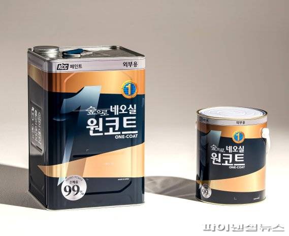 KCC 신상품 페인트 '숲으로 네오실 원코트'. KCC 제공.