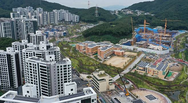 사진은 경기 성남시 판교대장 도시개발구역의 모습. 현재 개발사업 특혜 의혹이 제기된 대장동 개발사업의 정식 명칭은 ‘성남 판교대장 도시개발사업’이다. 연합뉴스