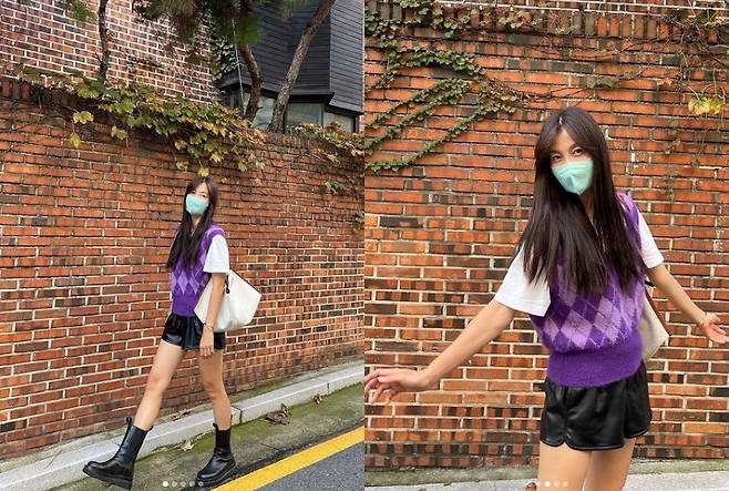 Actor Kim Sung-eun revealed the daily life of fashionista with the outing look of female college student visual.Kim Sung-eun said on his 9th day, Its the weather that I have to go to today ~ I like to go out only.I will take a picture this weekend, so lets not do this! The photo shows Kim Sung-eun walking on the street with a knit best, black hot pants and boots in a T-shirt.The stylish appearance of Kim Sung-eun, an Asset Mom, which paints the streets with a fresh fashion that shows pure beauty and perfect legs, is admiring.On the other hand, Kim Sung-eun married Jung Jo-guk, a soccer player in 2009, and had two sons and one daughter.