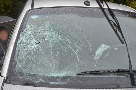 '남해고속도로 실종사건' 발생 당시 사라진 모닝 차주 운전자가 타고 있던 차량 모습. JTBC