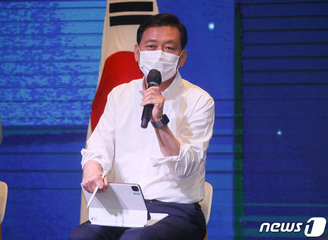 이광재 더불어민주당 의원. 2021.7.1/뉴스1 © News1 오대일 기자