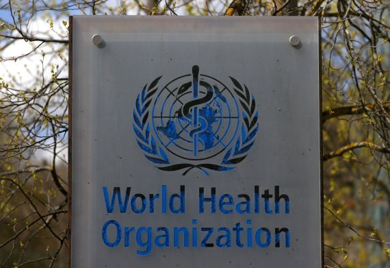 스위스 제네바의 세계보건기구(WHO) 본부 간판.로이터뉴스1