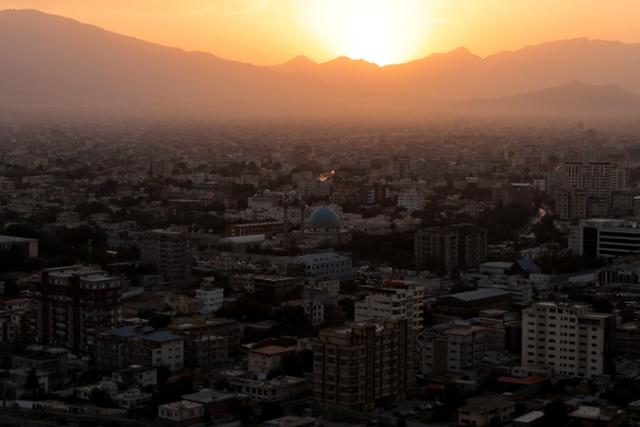 이슬람 무장조직 탈레반이 장악한 아프가니스탄의 수도 카불 도심 전경. 로이터 연합뉴스
