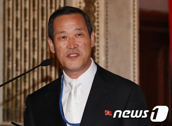 김성 유엔주재 북한 대사. © 뉴스1 자료 사진