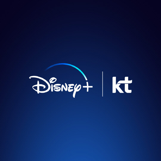 KT·디즈니플러스 로고.