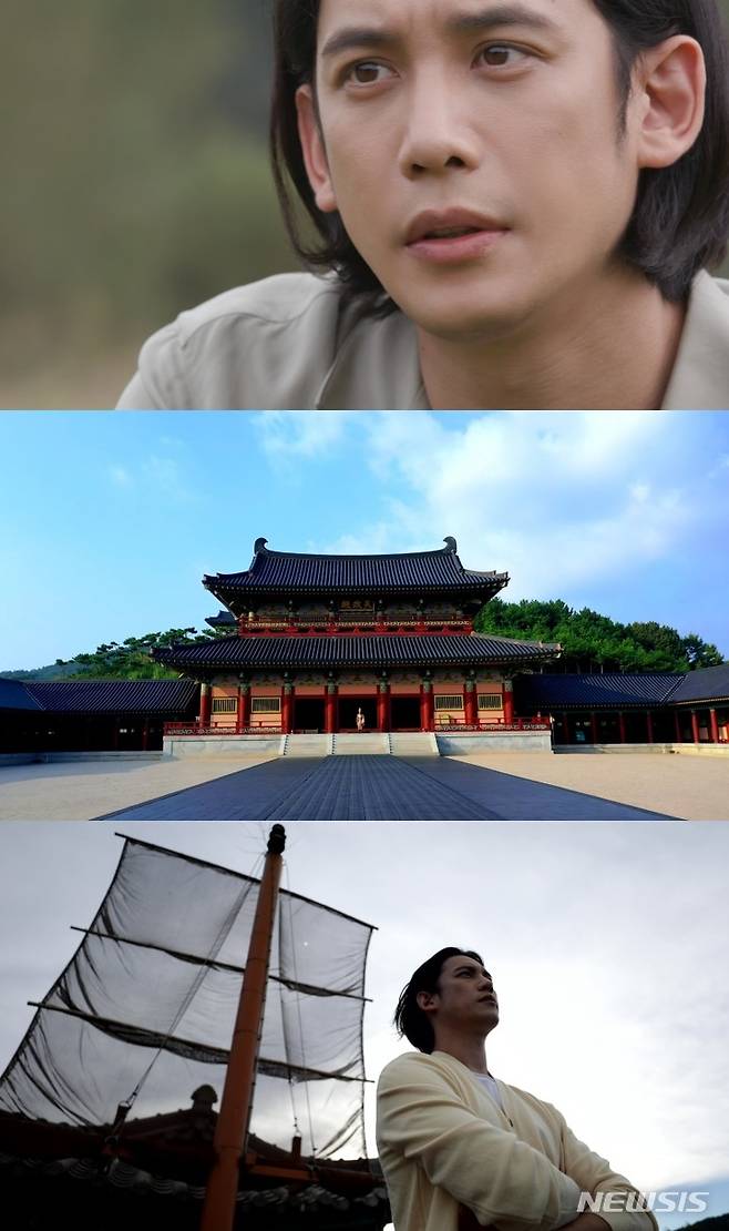 [서울=뉴시스]배우 박기웅이 KBS대전총국 특별기획 '불(佛)의 군주' 프리젠터로 참여했다. (사진=KBS 대전 제공) 2021.10.13. photo@newsis.com