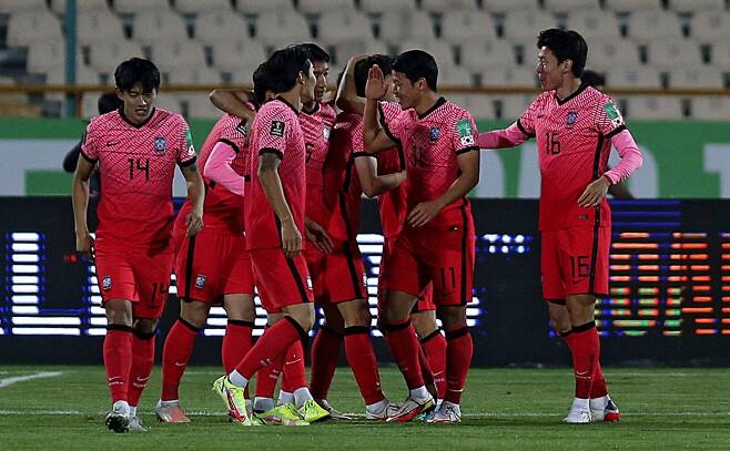 ▲ 축구대표팀이 이란 원정에서 손흥민의 선제골로 1-1로 비겼다. ⓒ연합뉴스/AFP