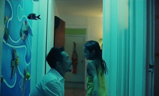 Antonio forges a strong father-daughter bond with his stepdaughter Jessie (played by actor Sydney Kowalske) in the film. [BIFF]