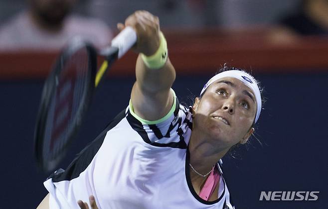 [몬트리올=AP/뉴시스] 온스 자베르. 2021.08.13