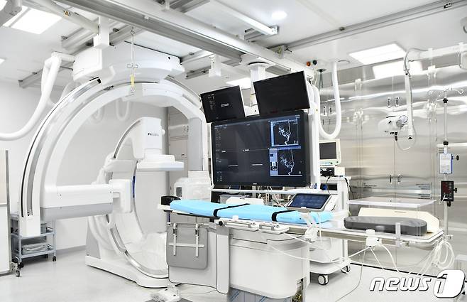 신경혈관중재시술실(한림대 춘천성심병원 제공) 2021.10.15/뉴스1