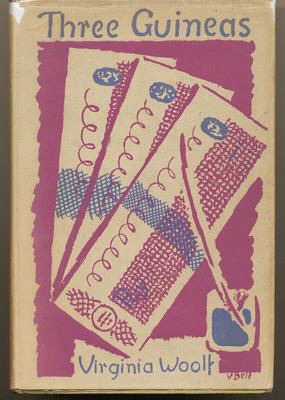 버지니아 울프의 언니 바네사 벨이 그린 <3기니> 표지, 영국 호가스 출판, 1938