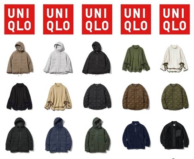 유니클로와 화이트마운티니어링의 콜라보한 컬렉션