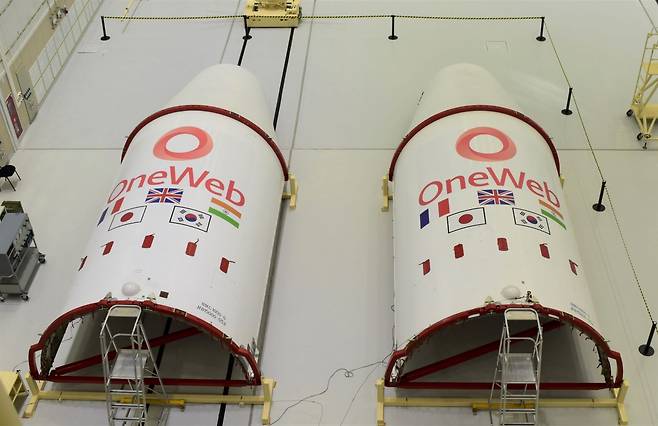 원웹이 위성 36기 발사에 성공했다. / 사진=한화시스템