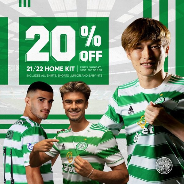 사진=셀틱 공식 SNS(Celtic Football Club), 전면 사진 모델로 등장한 쿄고 후루하시