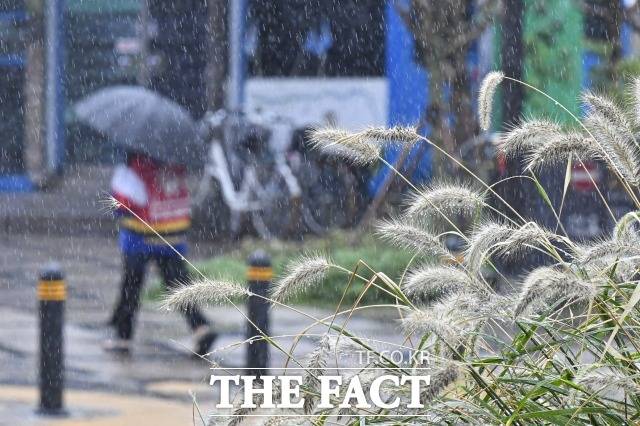 16일 전국에 비가 내리겠으며, 그친 뒤에는 찬 바람이 불면서 기온이 떨어지겠다. /더팩트 DB