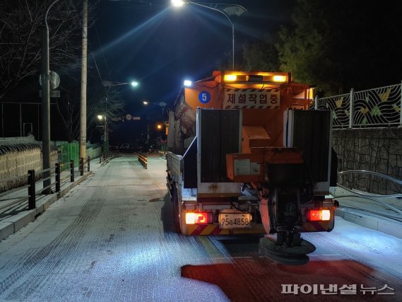 남양주시 제설작업. 사진제공=남양주시