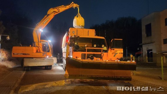 남양주시 제설장비 점검. 사진제공=남양주시