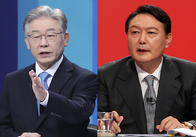 이재명 경기도지사(왼), 윤석열 전 검찰총장(오) / 사진 = 공동취재