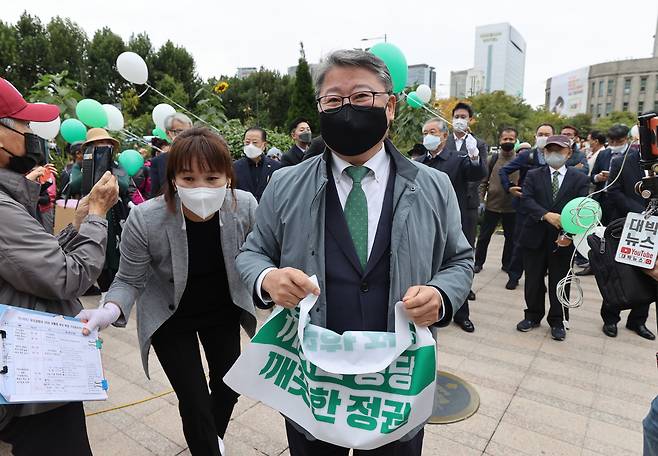조원진 우리공화당 대선후보[연합]