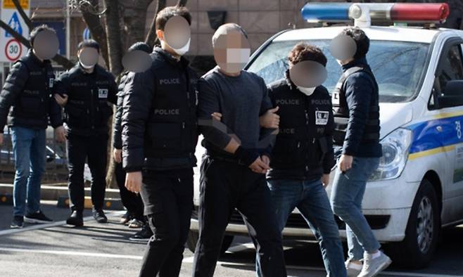 '대림동 남녀 살인사건' 중국동포, 영장실질심사 출석. 연합뉴스