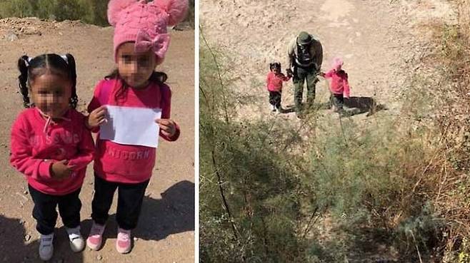 지난 12일 모렐로스 댐 주위에서 발견된 4, 6살 자매의 모습
