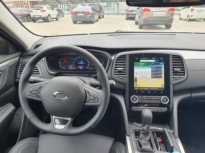 르노삼성 2022년형 SM6 실내 [촬영 권희원]